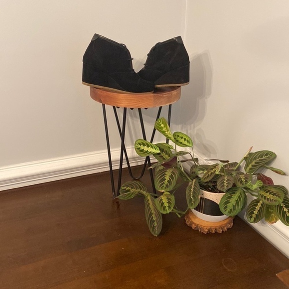 Black Ankle Wedge